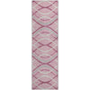 Piper Looms Mayfield Waves AMF757 Pink Machine Washable Area Rug Runner Main Image