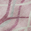 Piper Looms Mayfield Waves AMF757 Pink Machine Washable Area Rug Swatch Image