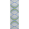 Piper Looms Mayfield Waves AMF757 Sky Machine Washable Area Rug Runner Main Image