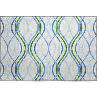 Piper Looms Mayfield Waves AMF757 Sky Machine Washable Area Rug Scatter Main Image