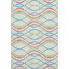 Piper Looms Mayfield Waves AMF757 White Machine Washable Area Rug main image