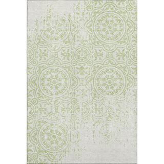 Piper Looms Mayfield Medallions AMF758 Aloe Machine Washable Area Rug main image