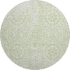 Piper Looms Mayfield Medallions AMF758 Aloe Machine Washable Area Rug Round Main Image