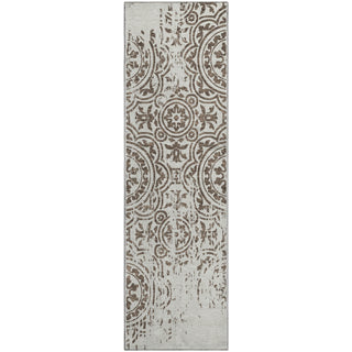 Piper Looms Mayfield Medallions AMF758 Chocolate Machine Washable Area Rug Runner Main Image