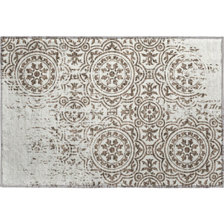 Piper Looms Mayfield Medallions AMF758 Chocolate Machine Washable Area Rug Scatter Main Image