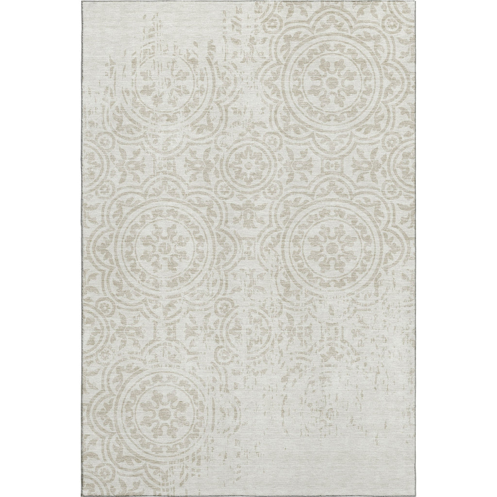 Piper Looms Mayfield Medallions AMF758 Ivory Machine Washable Area Rug main image