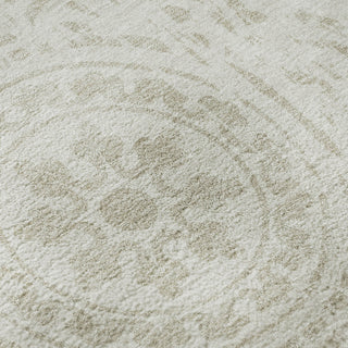 Piper Looms Mayfield Medallions AMF758 Ivory Machine Washable Area Rug Swatch Image