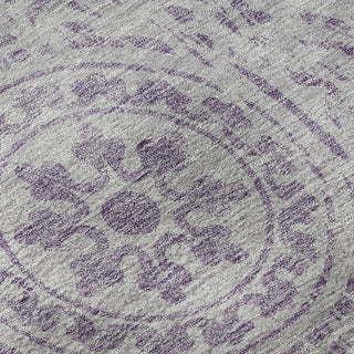 Piper Looms Mayfield Medallions AMF758 Lavender Machine Washable Area Rug Swatch Image