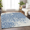 Piper Looms Mayfield Medallions AMF758 Navy Machine Washable Area Rug Lifestyle Image Feature
