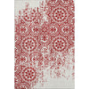 Piper Looms Mayfield Medallions AMF758 Red Machine Washable Area Rug main image