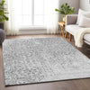 Piper Looms Mayfield Medallions AMF758 Silver Machine Washable Area Rug Lifestyle Image Feature