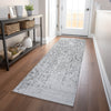 Piper Looms Mayfield Medallions AMF758 Silver Machine Washable Area Rug Runner Lifestyle Image Feature