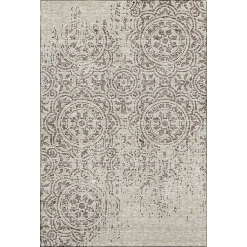 Piper Looms Mayfield Medallions AMF758 Taupe Machine Washable Area Rug main image