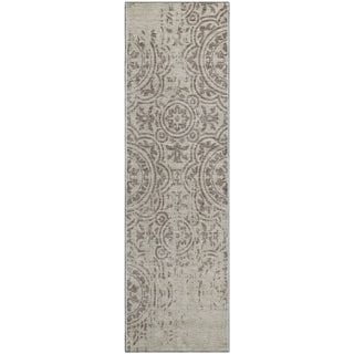 Piper Looms Mayfield Medallions AMF758 Taupe Machine Washable Area Rug Runner Main Image