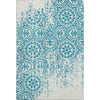 Piper Looms Mayfield Medallions AMF758 Teal Machine Washable Area Rug main image