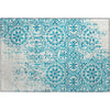 Piper Looms Mayfield Medallions AMF758 Teal Machine Washable Area Rug Scatter Main Image