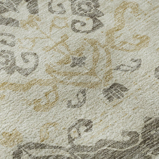 Piper Looms Mayfield Vintage AMF759 Beige Machine Washable Area Rug Swatch Image