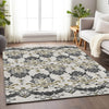 Piper Looms Mayfield Vintage AMF759 Black Machine Washable Area Rug Lifestyle Image Feature