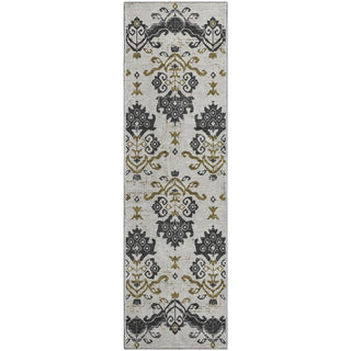 Piper Looms Mayfield Vintage AMF759 Black Machine Washable Area Rug Runner Main Image