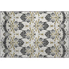 Piper Looms Mayfield Vintage AMF759 Black Machine Washable Area Rug Scatter Main Image