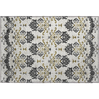 Piper Looms Mayfield Vintage AMF759 Black Machine Washable Area Rug Scatter Main Image