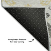 Piper Looms Mayfield Vintage AMF759 Charcoal Machine Washable Area Rug Backing Image