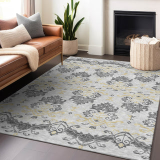 Piper Looms Mayfield Vintage AMF759 Charcoal Machine Washable Area Rug Lifestyle Image Feature