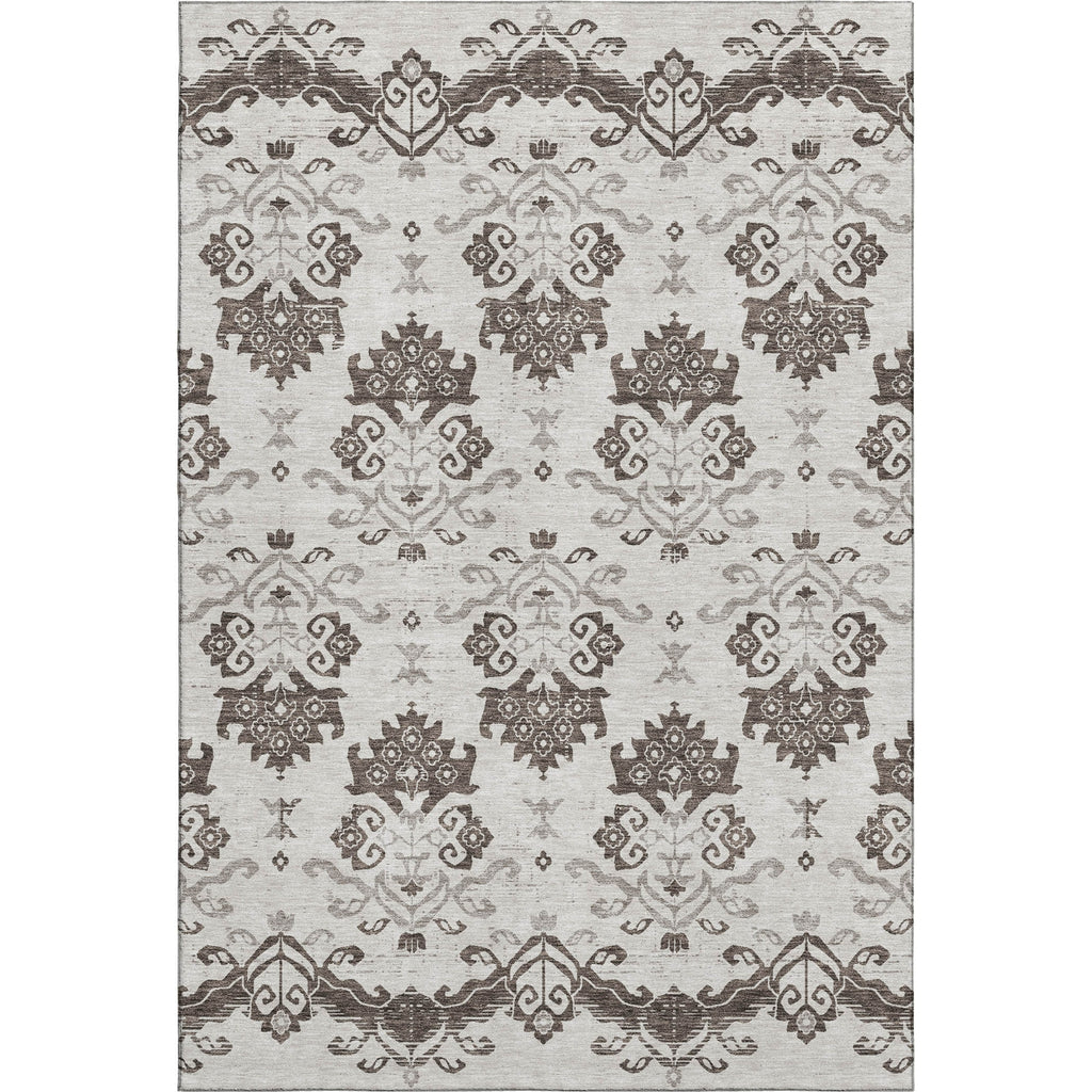 Piper Looms Mayfield Vintage AMF759 Chocolate Machine Washable Area Rug main image