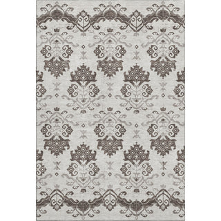 Piper Looms Mayfield Vintage AMF759 Chocolate Machine Washable Area Rug main image