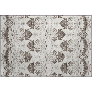 Piper Looms Mayfield Vintage AMF759 Chocolate Machine Washable Area Rug Scatter Main Image