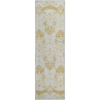Piper Looms Mayfield Vintage AMF759 Gold Machine Washable Area Rug Runner Main Image