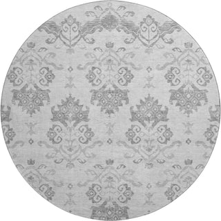 Piper Looms Mayfield Vintage AMF759 Graphite Machine Washable Area Rug Round Main Image