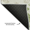 Piper Looms Mayfield Vintage AMF759 Green Machine Washable Area Rug Backing Image