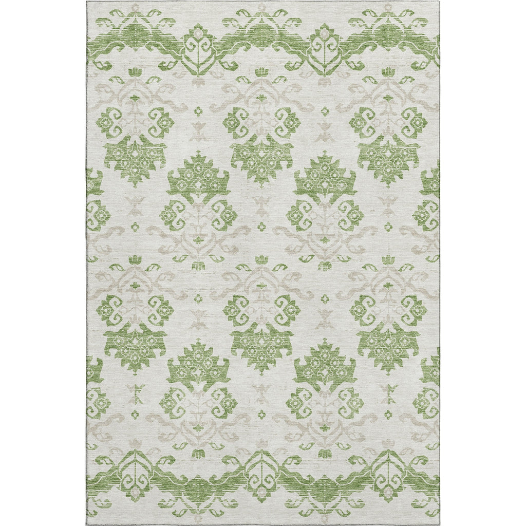 Piper Looms Mayfield Vintage AMF759 Green Machine Washable Area Rug main image