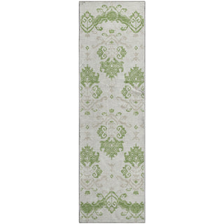 Piper Looms Mayfield Vintage AMF759 Green Machine Washable Area Rug Runner Main Image
