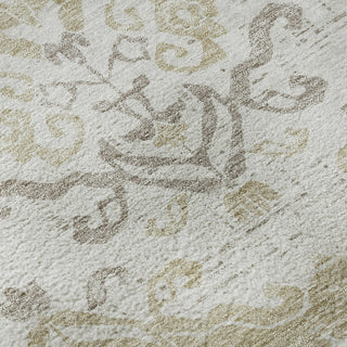 Piper Looms Mayfield Vintage AMF759 Ivory Machine Washable Area Rug Swatch Image