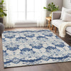 Piper Looms Mayfield Vintage AMF759 Navy Machine Washable Area Rug Lifestyle Image Feature