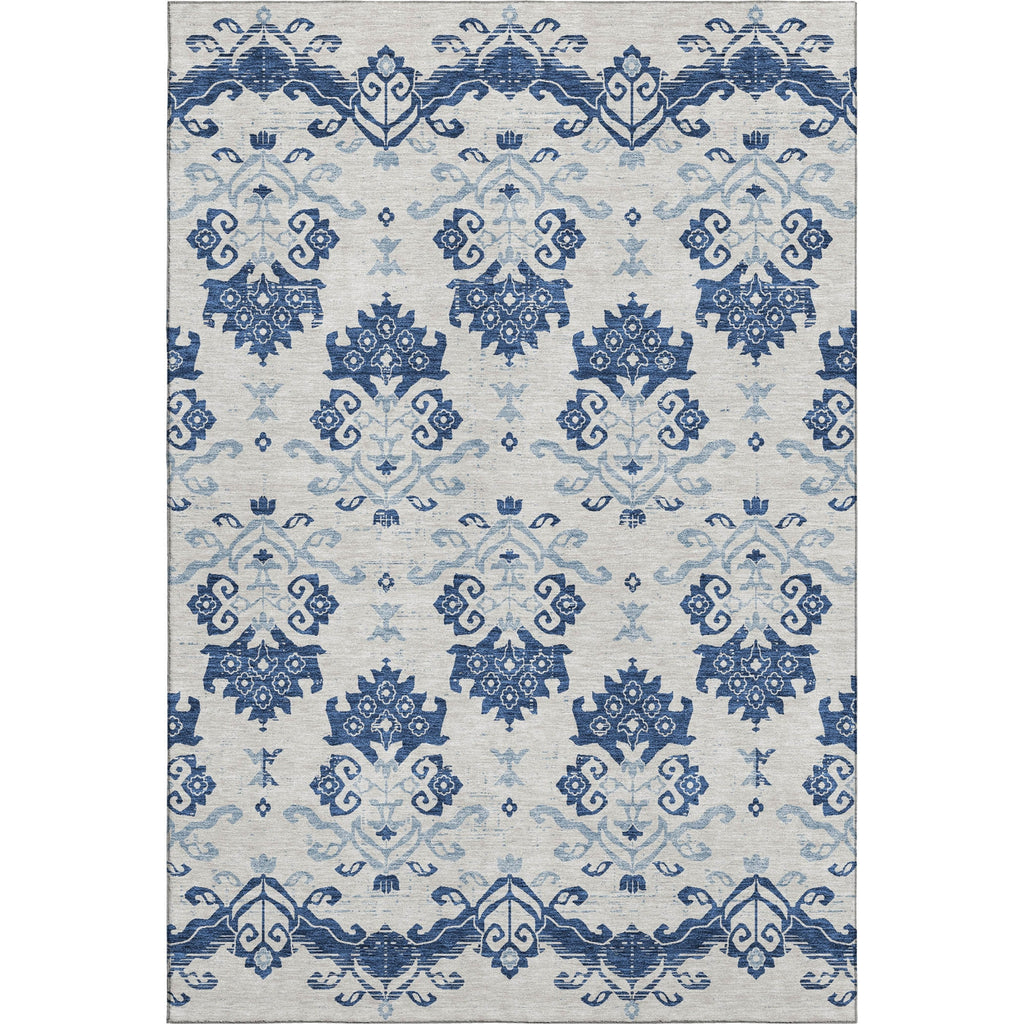 Piper Looms Mayfield Vintage AMF759 Navy Machine Washable Area Rug main image