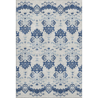 Piper Looms Mayfield Vintage AMF759 Navy Machine Washable Area Rug main image