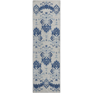 Piper Looms Mayfield Vintage AMF759 Navy Machine Washable Area Rug Runner Main Image