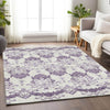 Piper Looms Mayfield Vintage AMF759 Purple Machine Washable Area Rug Lifestyle Image Feature