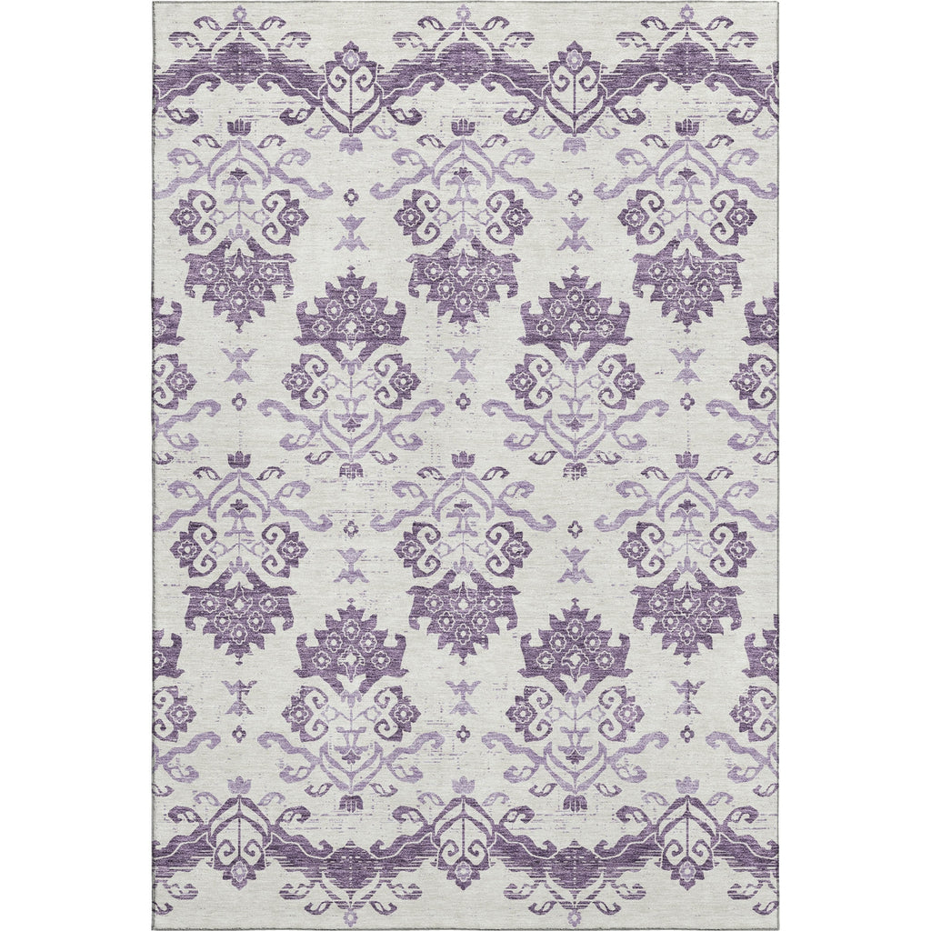 Piper Looms Mayfield Vintage AMF759 Purple Machine Washable Area Rug main image
