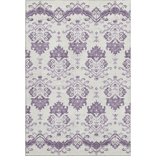 Piper Looms Mayfield Vintage AMF759 Purple Machine Washable Area Rug main image