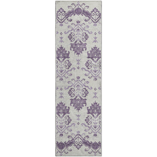 Piper Looms Mayfield Vintage AMF759 Purple Machine Washable Area Rug Runner Main Image