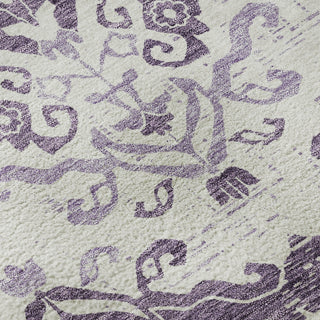 Piper Looms Mayfield Vintage AMF759 Purple Machine Washable Area Rug Swatch Image