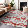Piper Looms Mayfield Vintage AMF759 Red Machine Washable Area Rug Lifestyle Image Feature