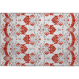 Piper Looms Mayfield Vintage AMF759 Red Machine Washable Area Rug Scatter Main Image