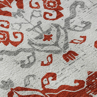 Piper Looms Mayfield Vintage AMF759 Red Machine Washable Area Rug Swatch Image