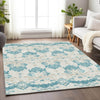 Piper Looms Mayfield Vintage AMF759 Teal Machine Washable Area Rug Lifestyle Image Feature