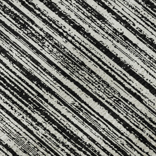 Piper Looms Mayfield Stripes AMF760 Black Machine Washable Area Rug Swatch Image